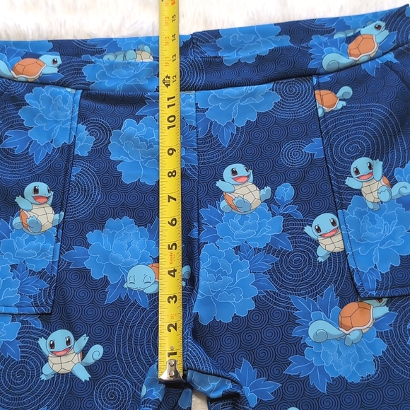 Blackmilk Pokemon Blue Squirtle Flowers Cuffed Pants Size XXL - Picture 12 of 14